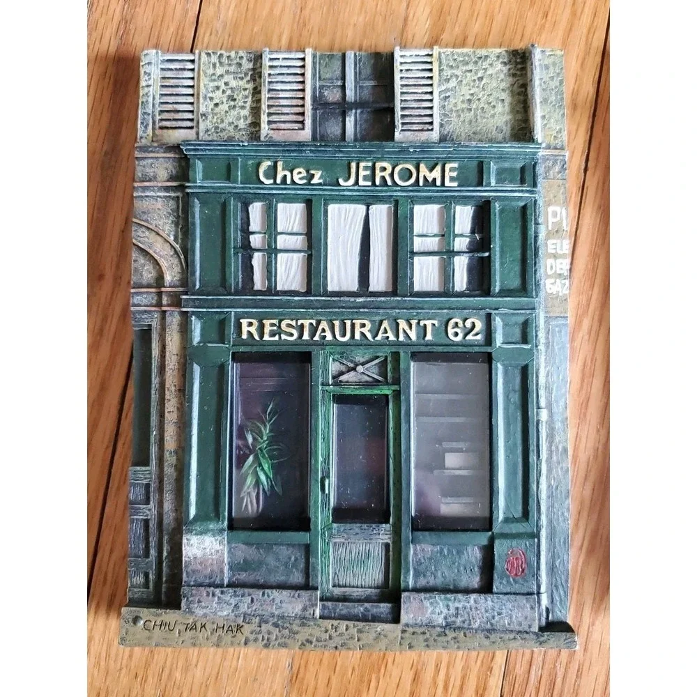 3D Wall Plaque Vins de Bourgogne Chez Jerome France French Chiu Tak Hak